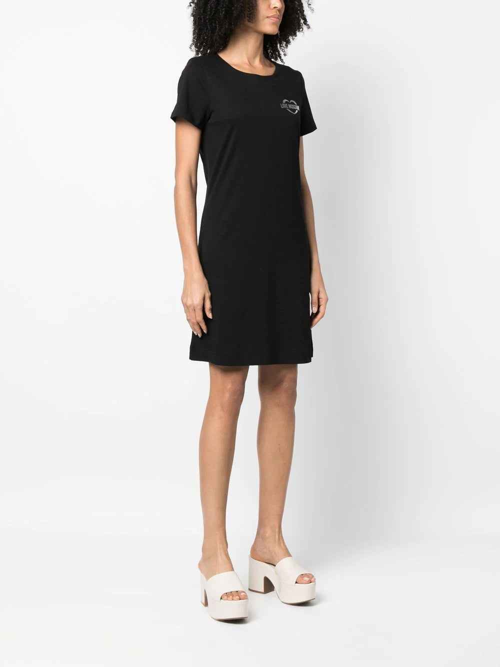 Abito con Logo Love Moschino / Nero - Ideal Moda