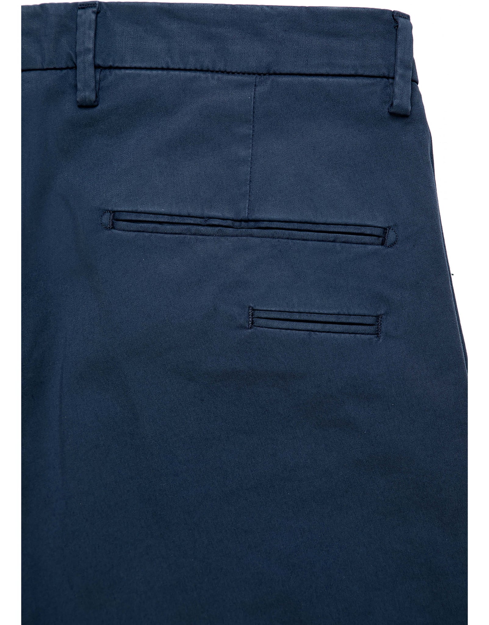 Pantalone Tasca America In Raso / Blu - Ideal Moda