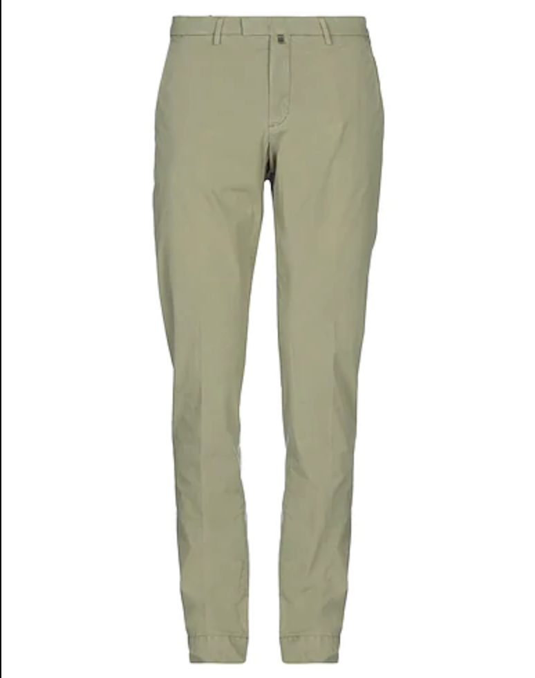 Pantalone Tasca America In Raso / Verde - Ideal Moda