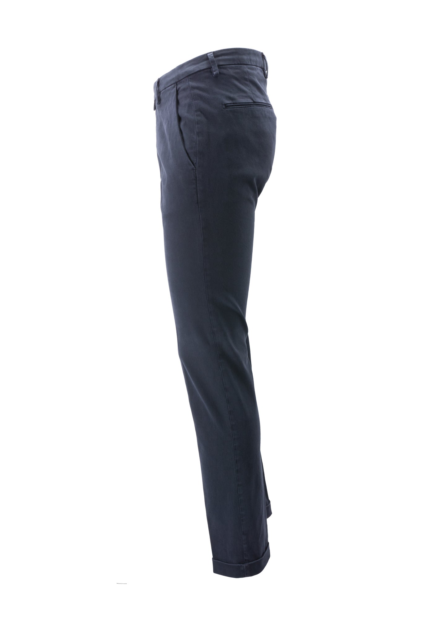 Pantalone Tasca America in Raso / Blu - Ideal Moda