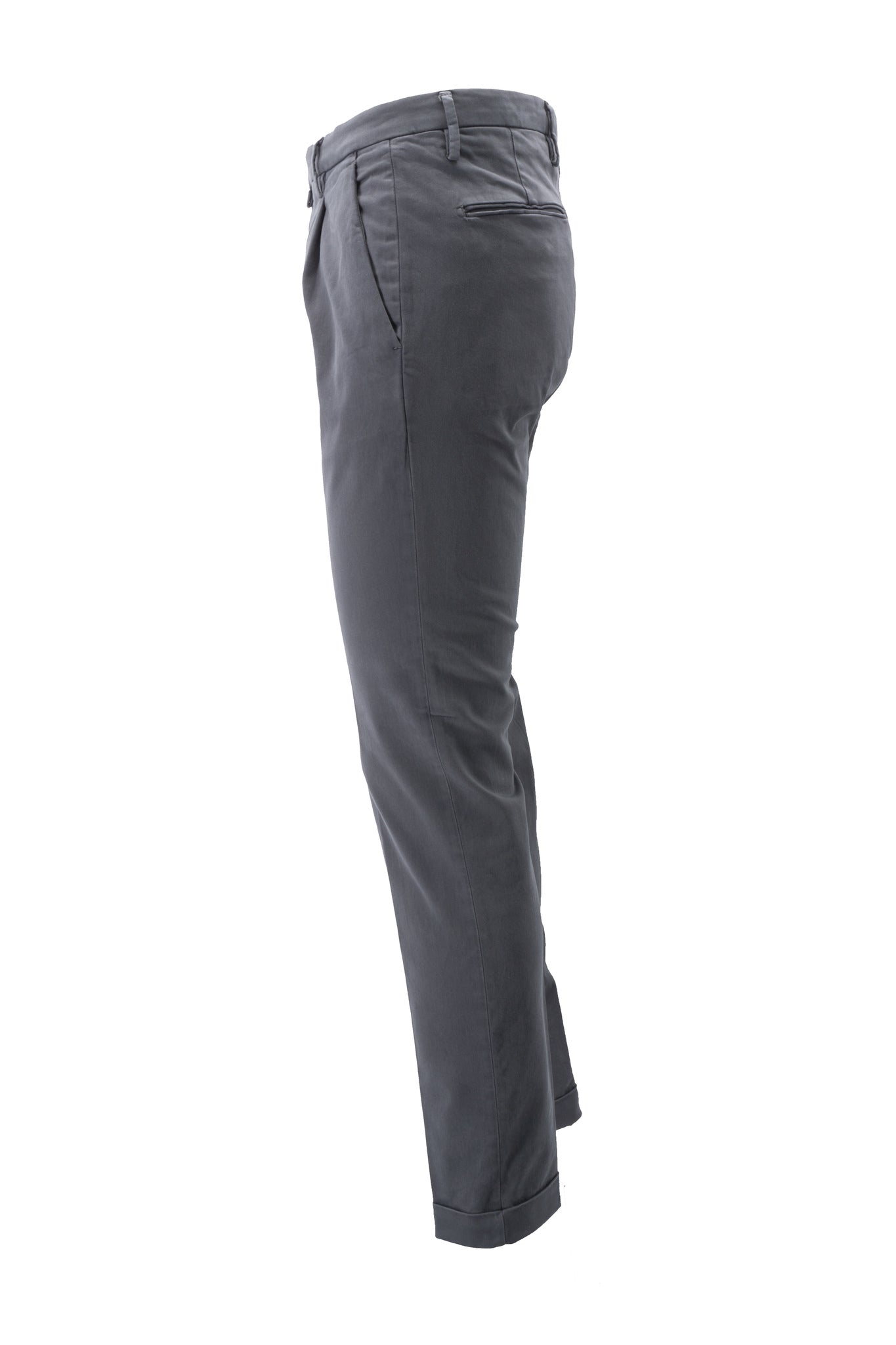 Pantalone Tasca America con Pinces / Grigio - Ideal Moda