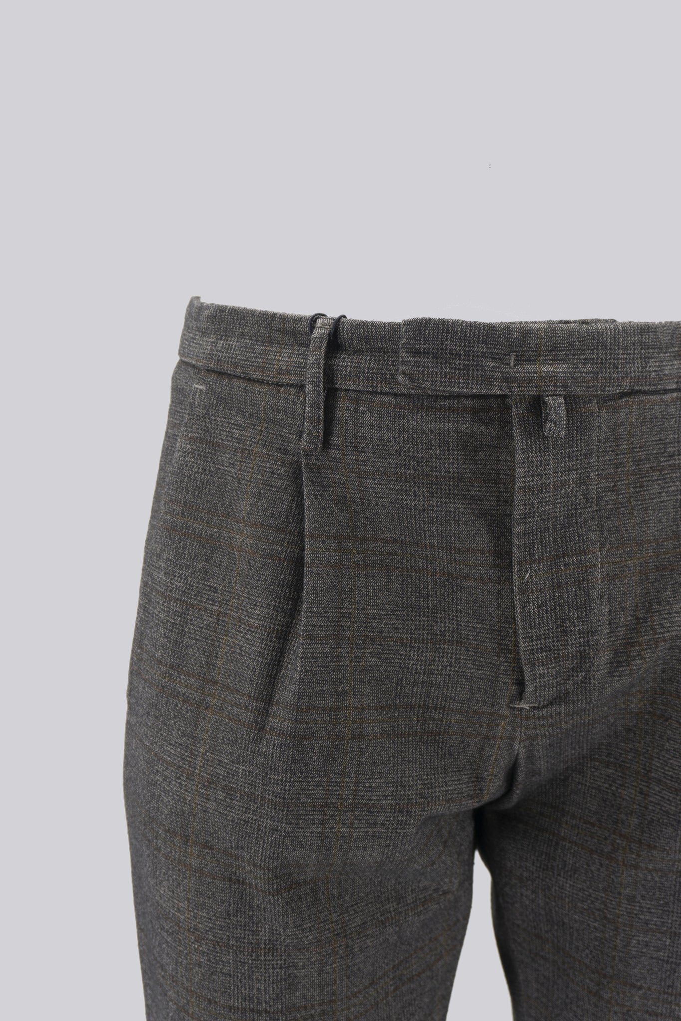 Pantalone Tasca America con Pinces / Marrone - Ideal Moda