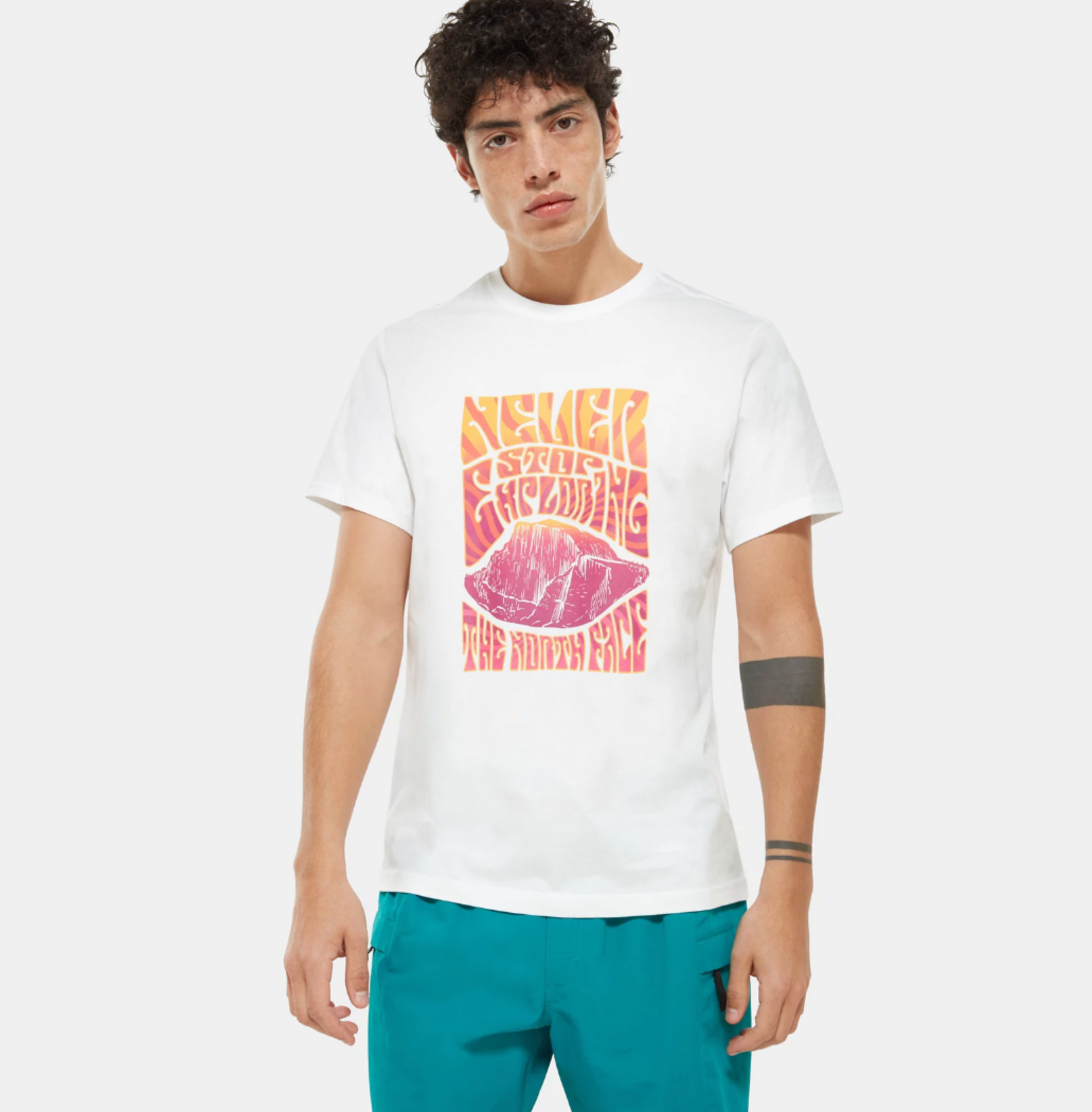 T-shirt Uomo Graphic Tee / Bianco - Ideal Moda