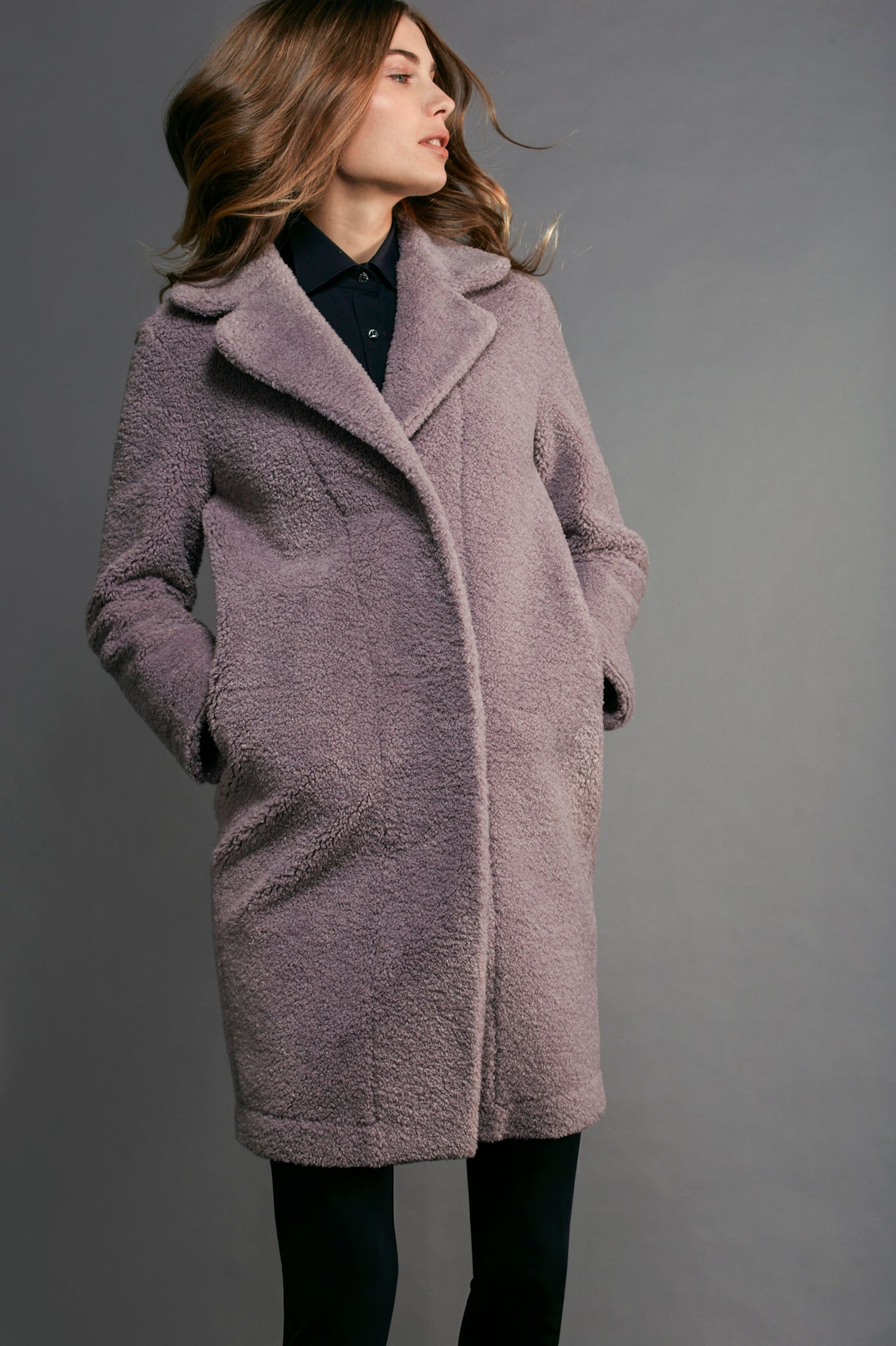 Lamb Coat Lady / Rosa - Ideal Moda
