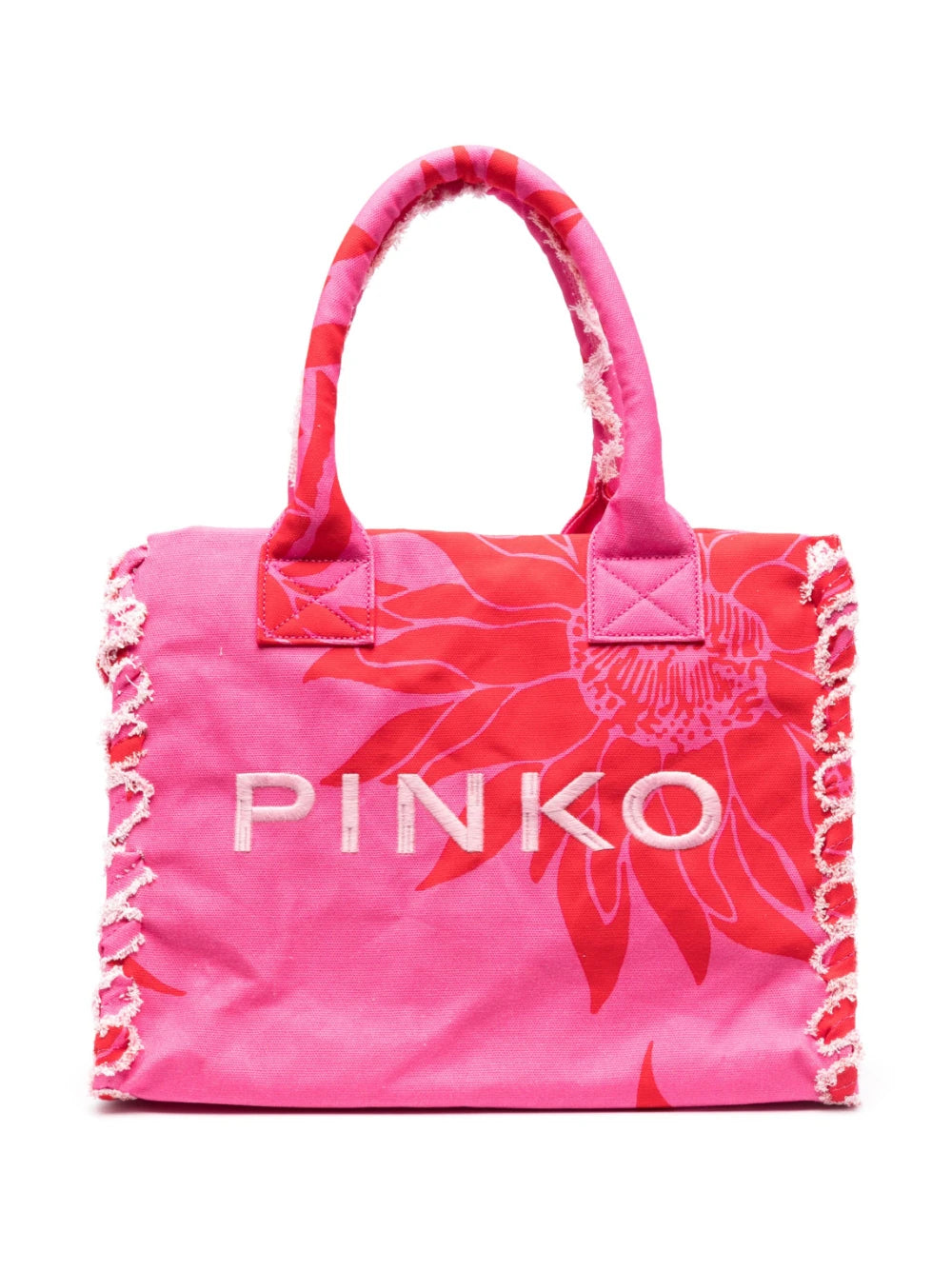 Borsa Shopper in Canvas Pinko / Rosa - Ideal Moda