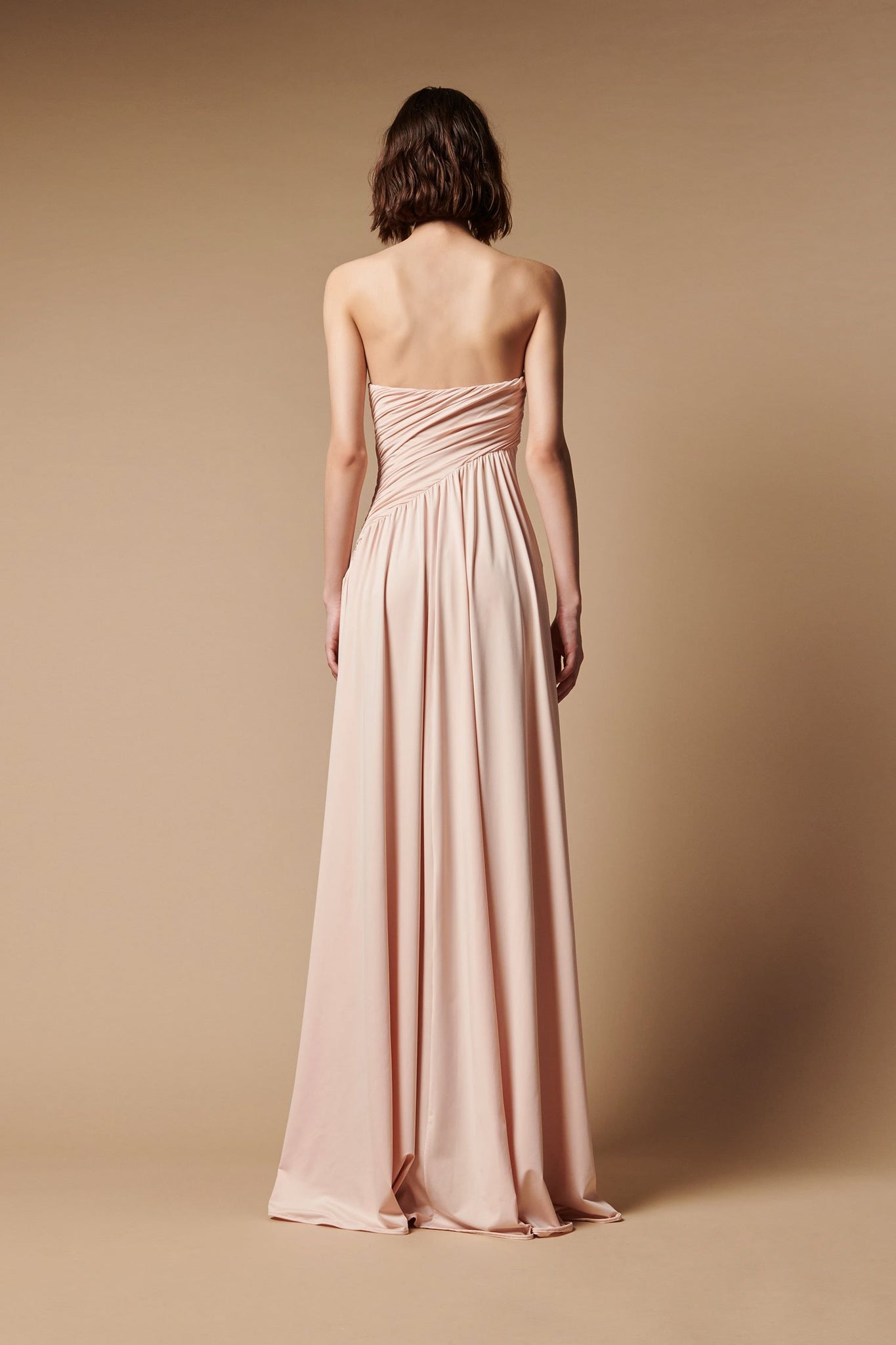 Abito Lungo con Corpetto Aniye By / Rosa - Ideal Moda