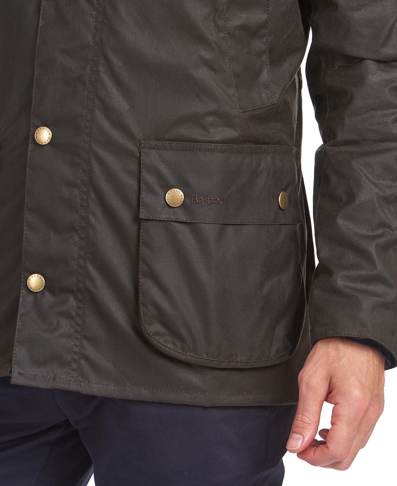 Barbour Ashby Wax Jacket / Verde - Ideal Moda