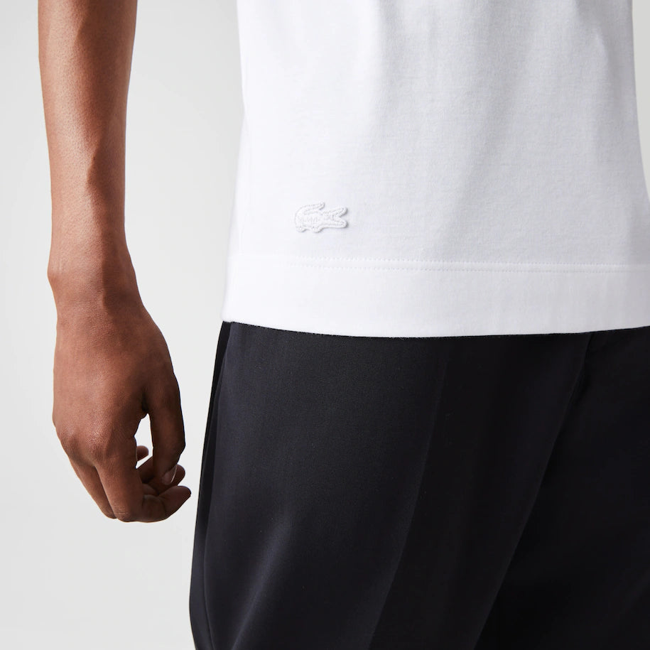 T-Shirt con Logo Lacoste / Bianco - Ideal Moda