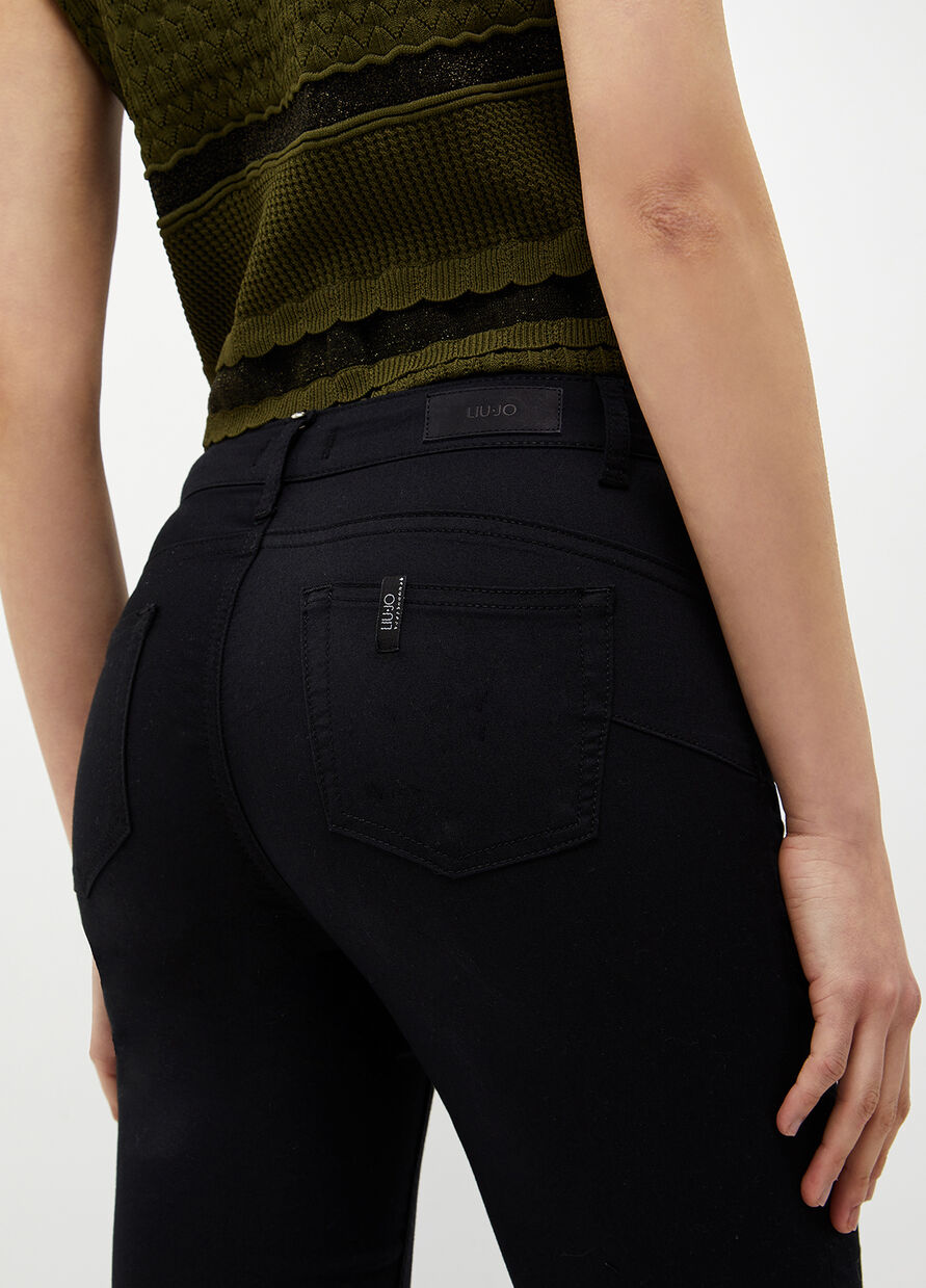 Pantalone Bottom Up Stretch Liu Jo / Nero - Ideal Moda