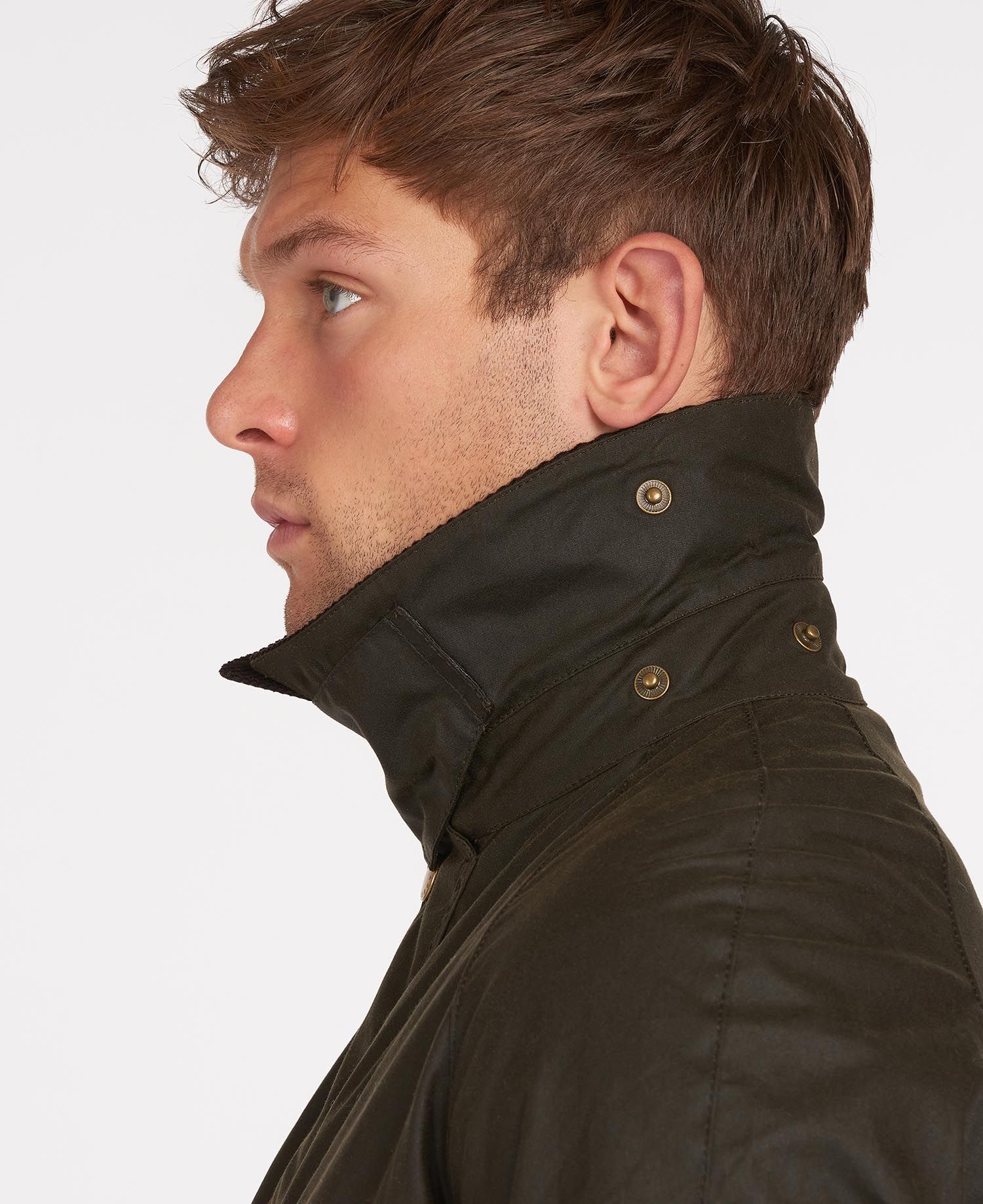 Barbour Ashby Wax Jacket / Verde - Ideal Moda