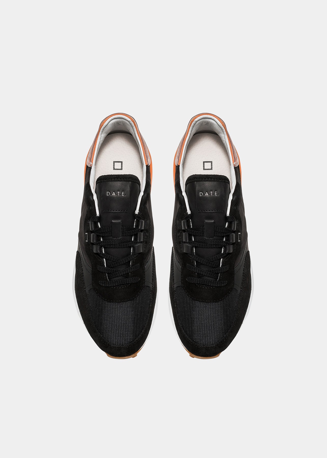Sneaker in Nylon e Pelle DATE / Nero - Ideal Moda