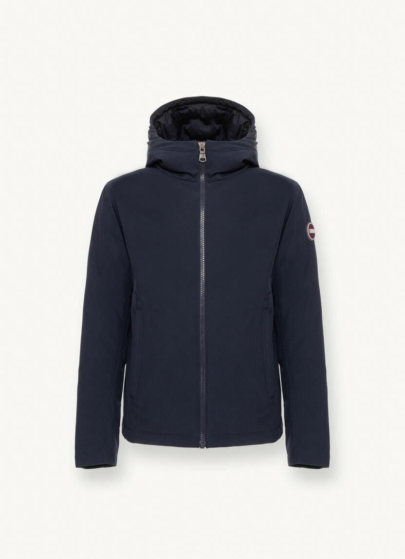 Giubbino in Softshell con Cappuccio Colmar / Blu - Ideal Moda