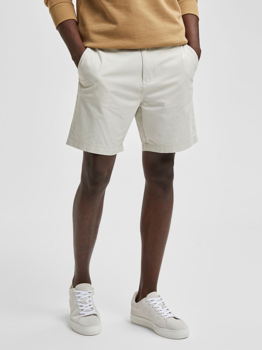 Pantaloncino Selected in Cotone / Bianco - Ideal Moda