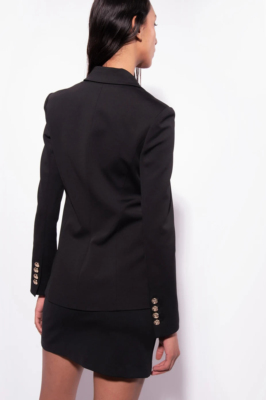 open lace back dress Single-Breasted Jacket Pinko / Black