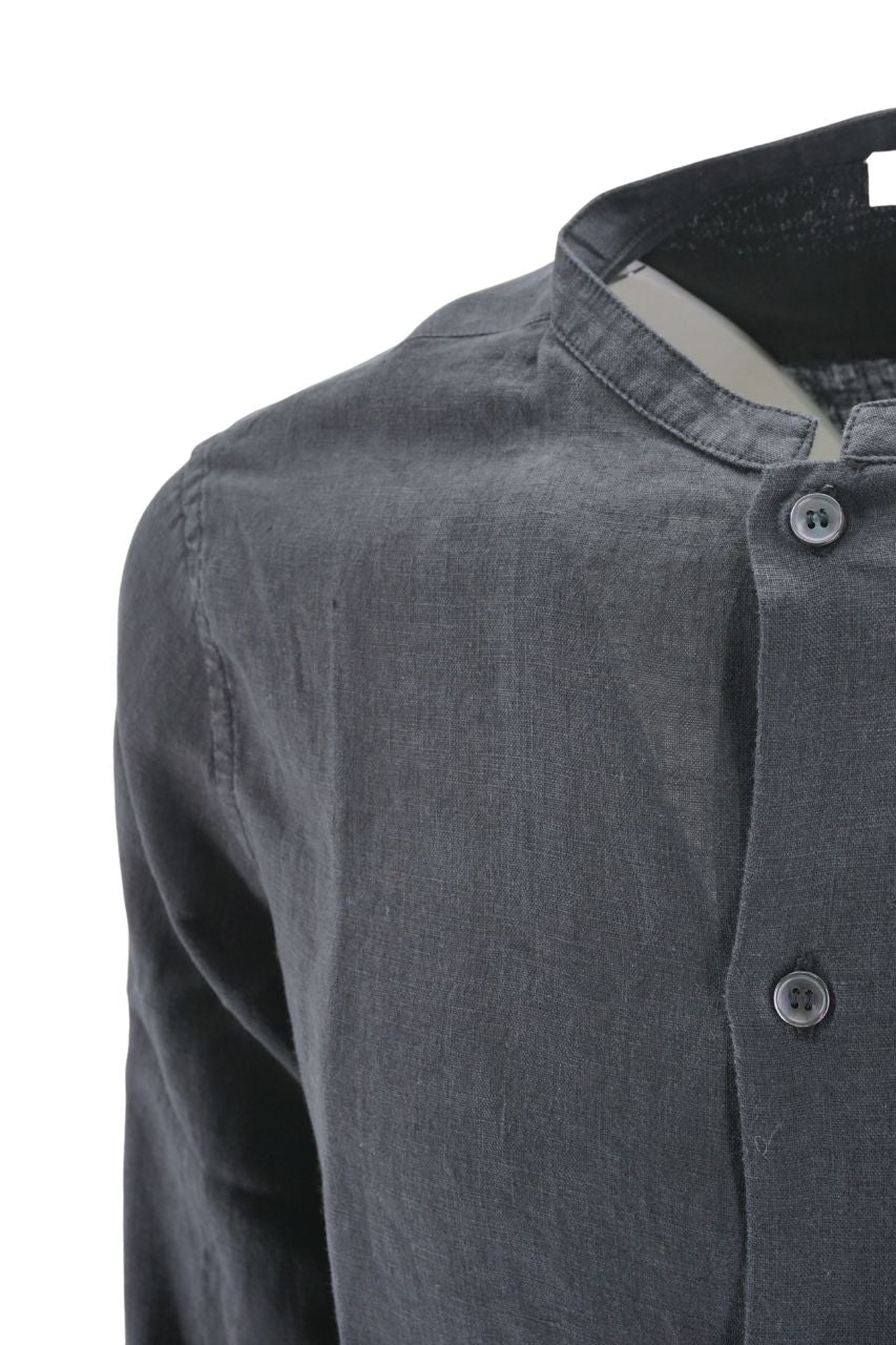 Camicia Paolo Pecora in Lino / Nero - Ideal Moda