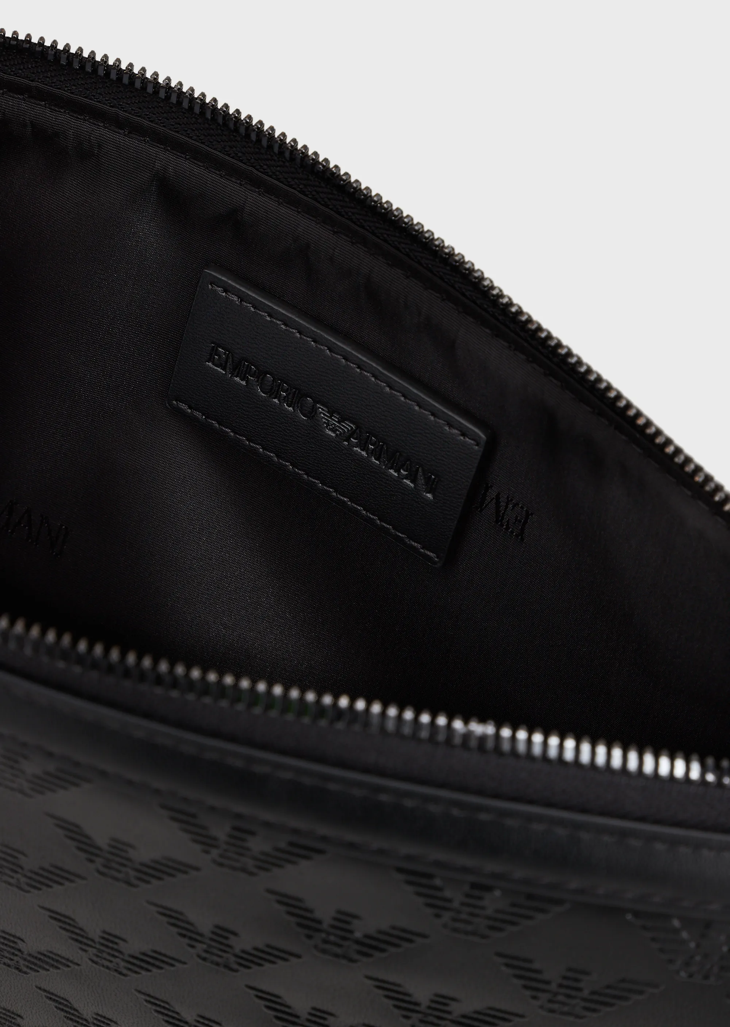 Emporio Armani clutch bag in Nylon Black