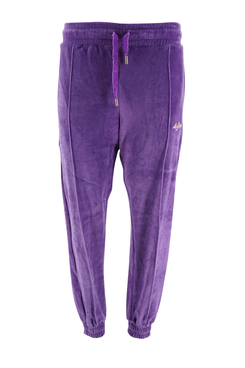 Pantalone 4Giveness in Tuta / Viola - Ideal Moda