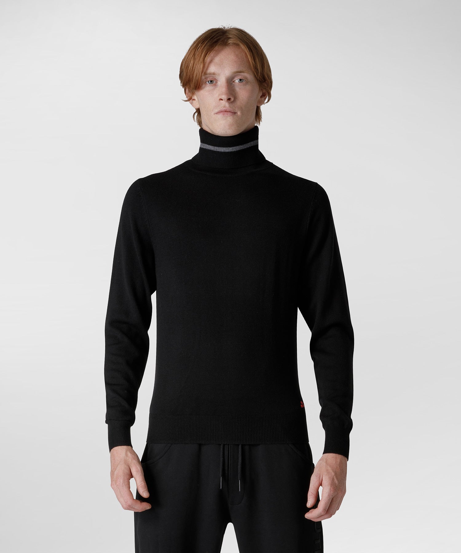 Maglia a Collo Alto Peuterey / Nero - Ideal Moda