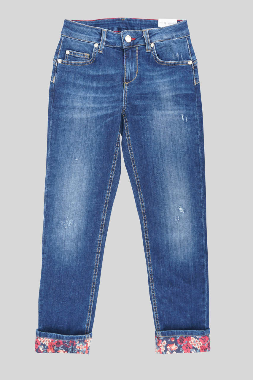 Jeans skinny con risvolto / Jeans - Ideal Moda