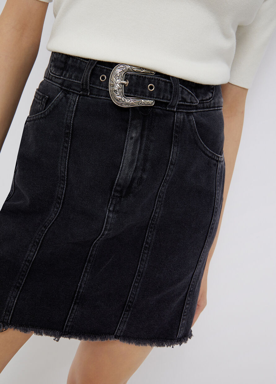 Minigonna in Jeans Liu Jo / Nero - Ideal Moda