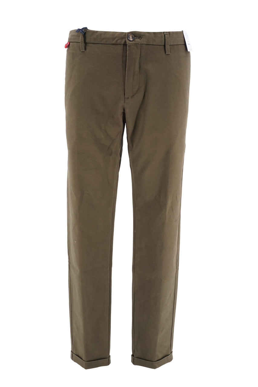 Pantalone ATPCO in Cotone / Verde - Ideal Moda