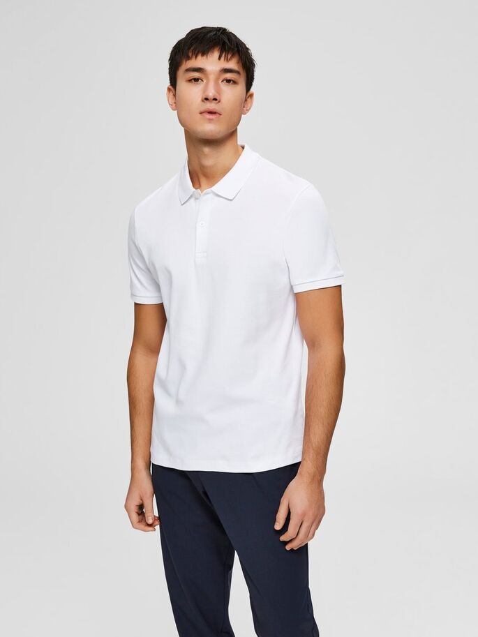 Polo Shirt / Bianco - Ideal Moda