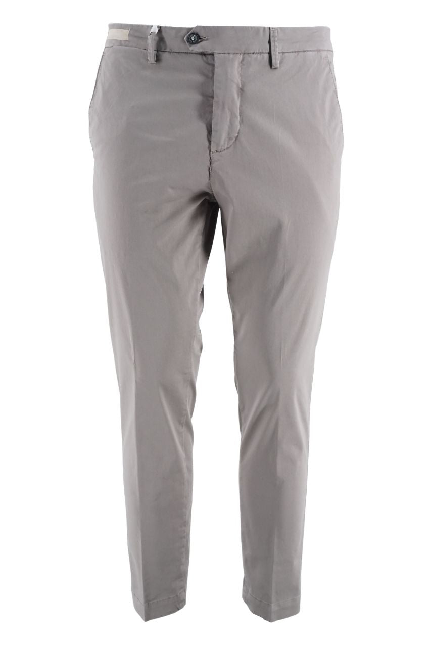 Pantalone Labelruote Slim Fit / Grigio - Ideal Moda