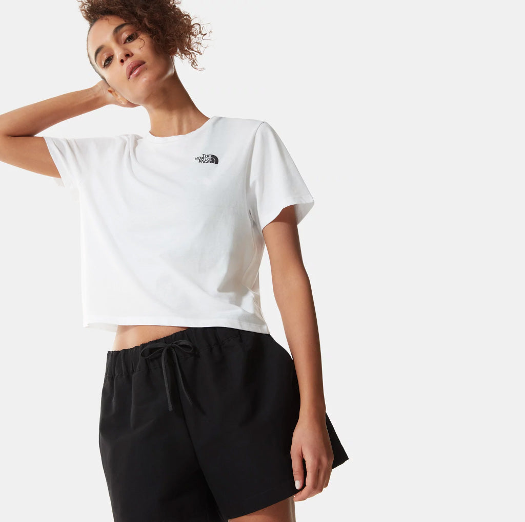 FOUNDATION T-Shirt Corta in Vita / Bianco - Ideal Moda