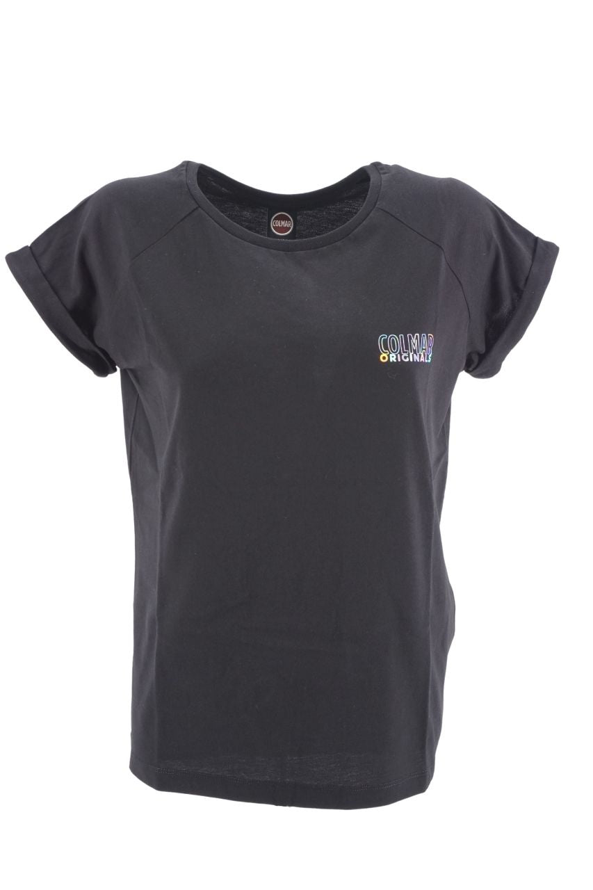 T-Shirt Colmar in Cotone / Nero - Ideal Moda
