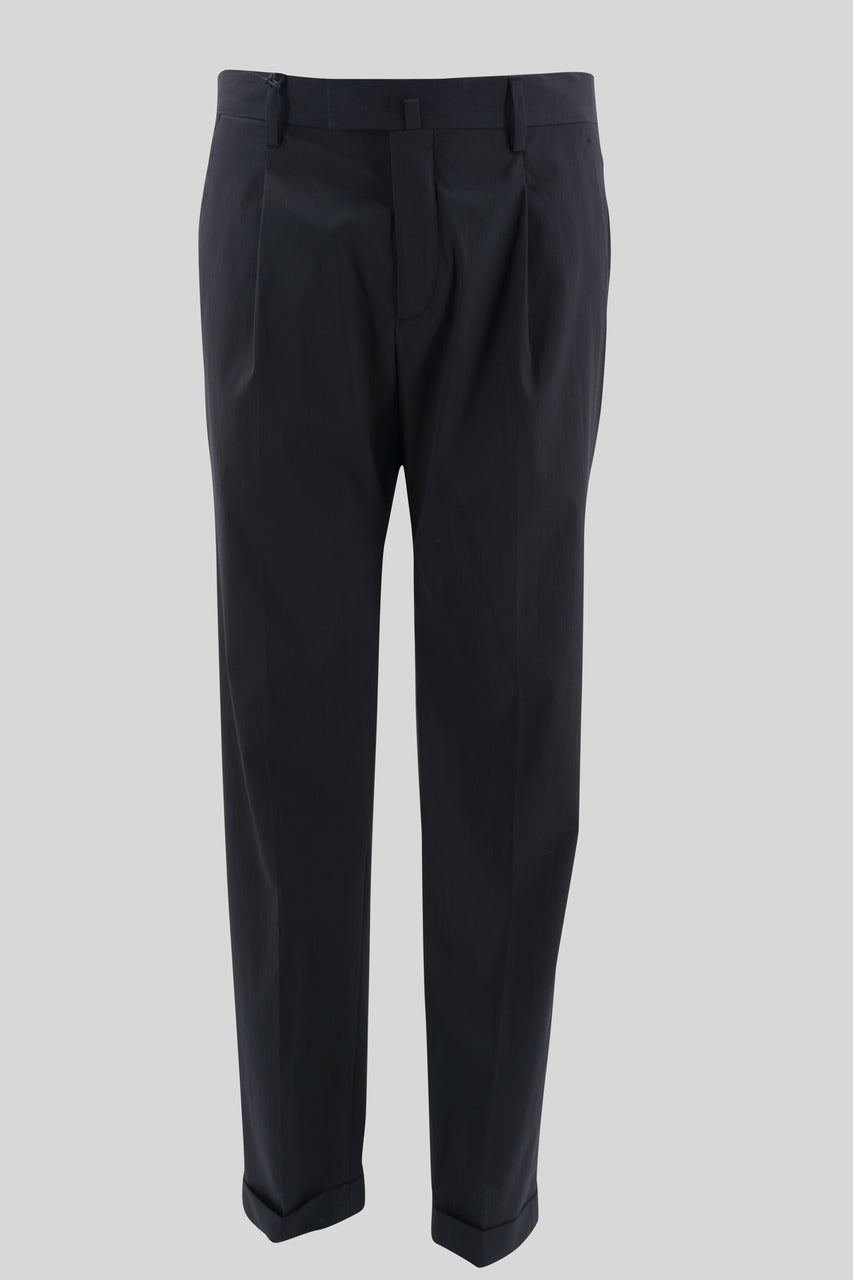 Pantalone in Techno Wool / Nero - Ideal Moda