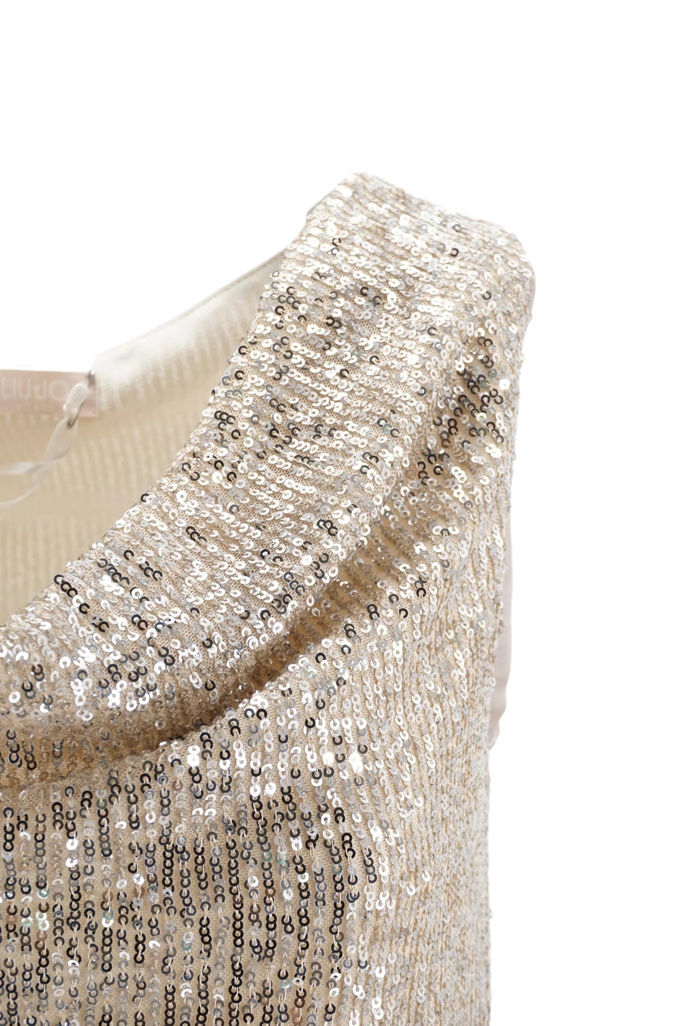 Top with Sequins Liu Jo Silver