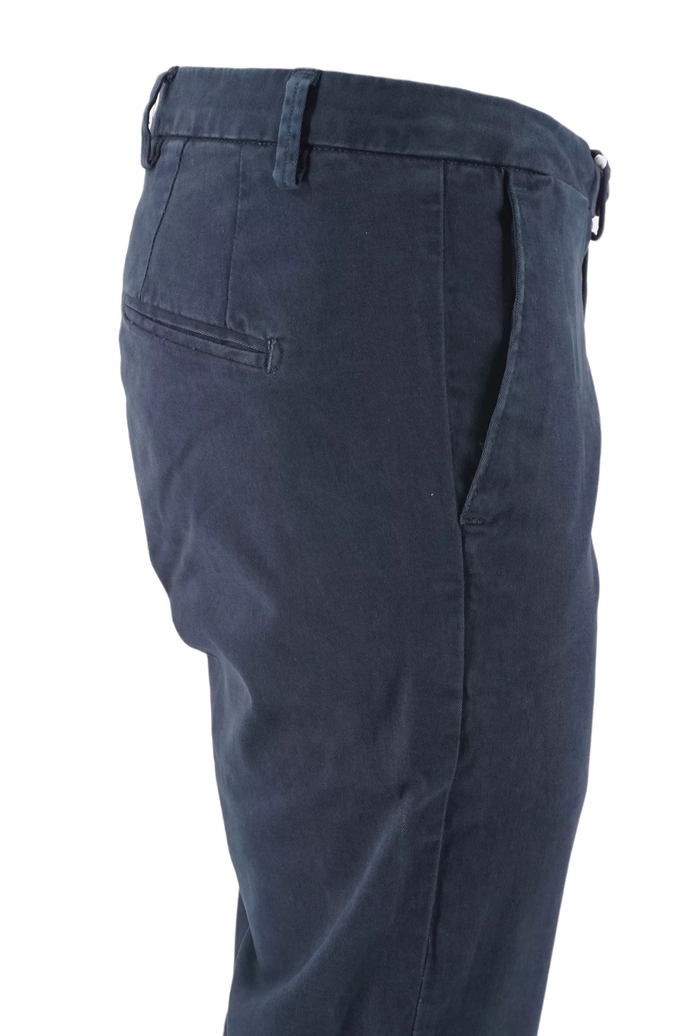 Pantalone in Cotone Slim Fit Labelruote / Blu - Ideal Moda