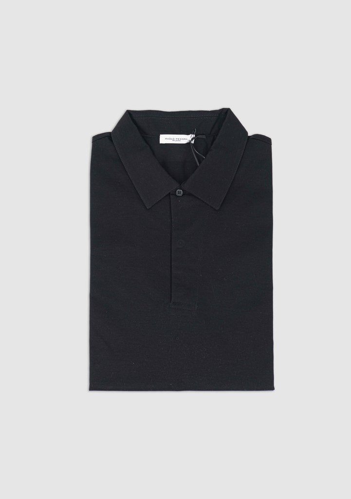 Polo T-Shirt Mezze Maniche / Nero - Ideal Moda