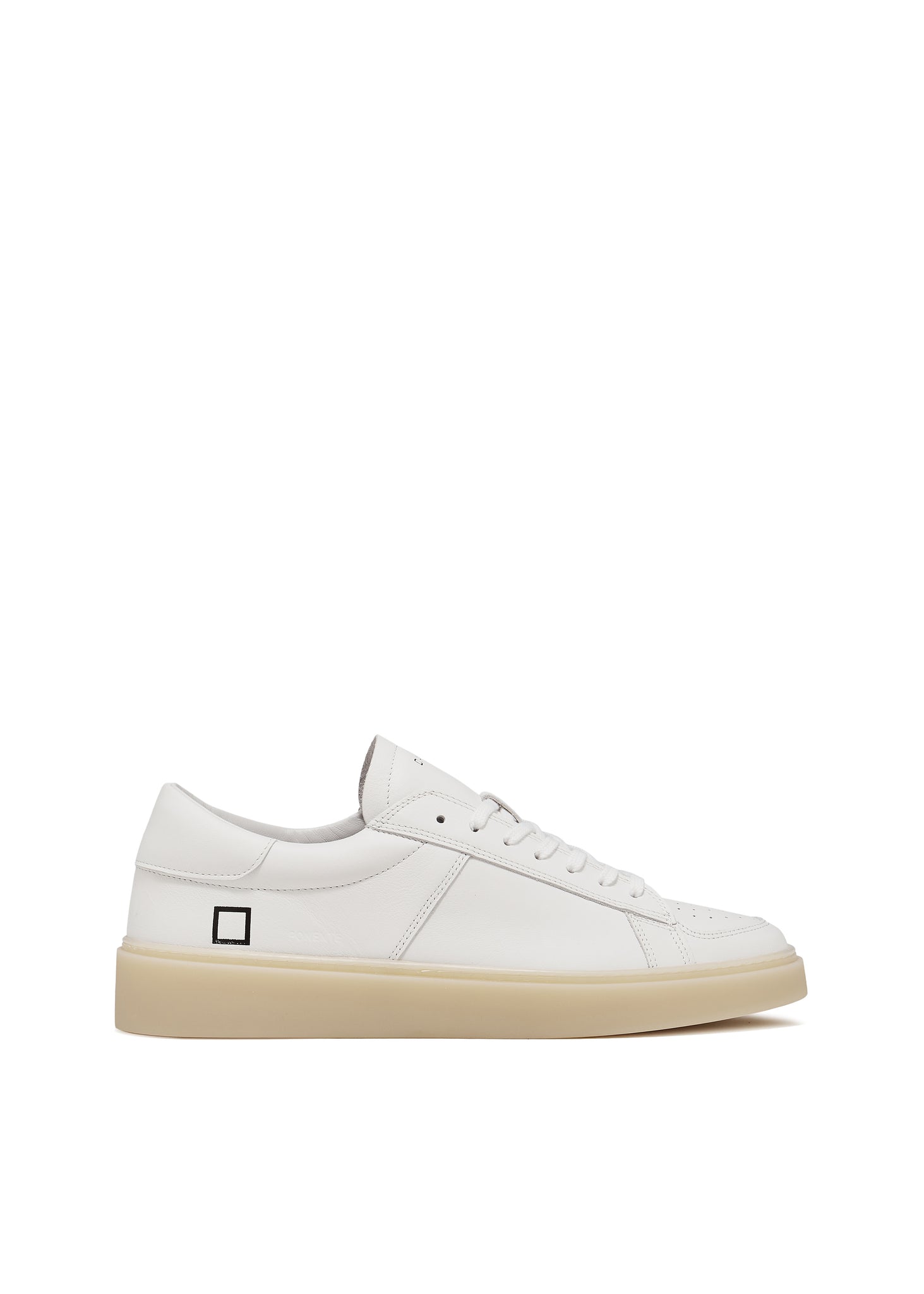 Sneaker Ponente Calf DATE / Bianco - Ideal Moda