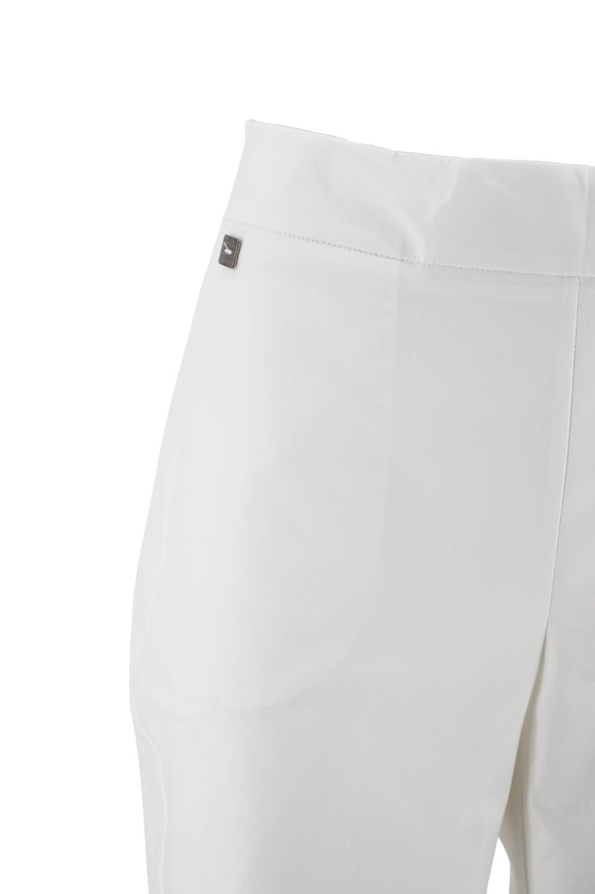 Pantalone Manila Grace in Popeline / Bianco - Ideal Moda
