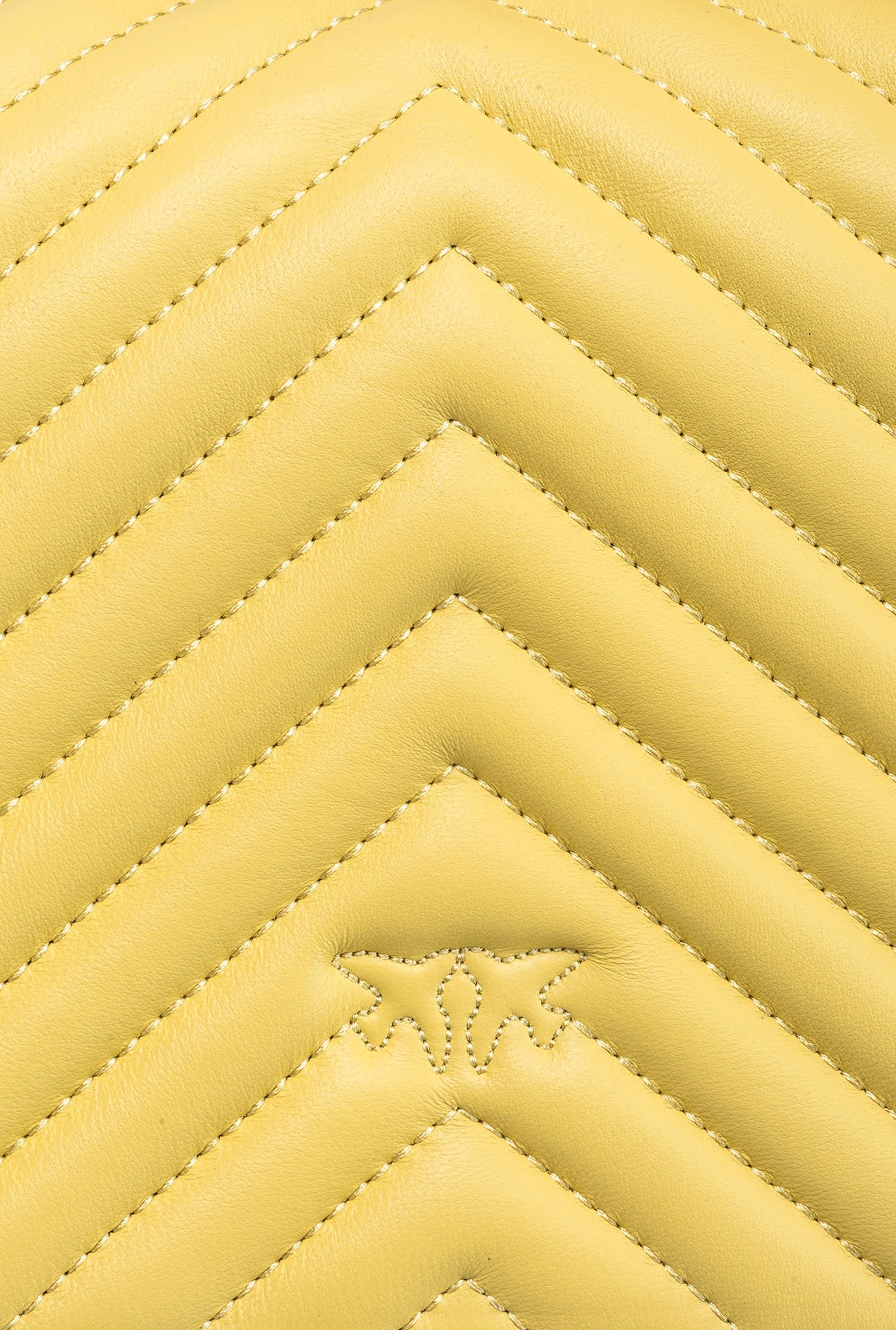 Borsa Classic Love Click Chevron Pinko / Giallo - Ideal Moda