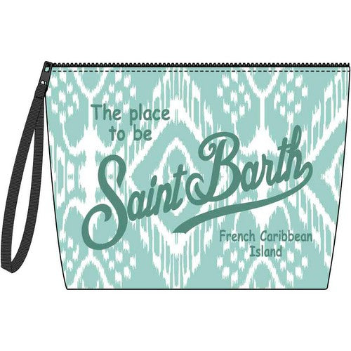 Pochette Mc2 Saint Barth in Scuba / Verde - Ideal Moda