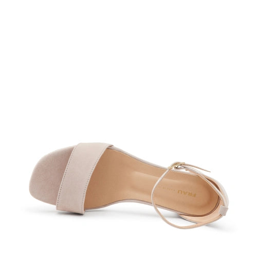 Sandalo con Tacco in Pelle Scamosciata Frau / Grigio - Ideal Moda