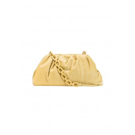 Borsa Pinko Mini Chain Clutch / Giallo - Ideal Moda