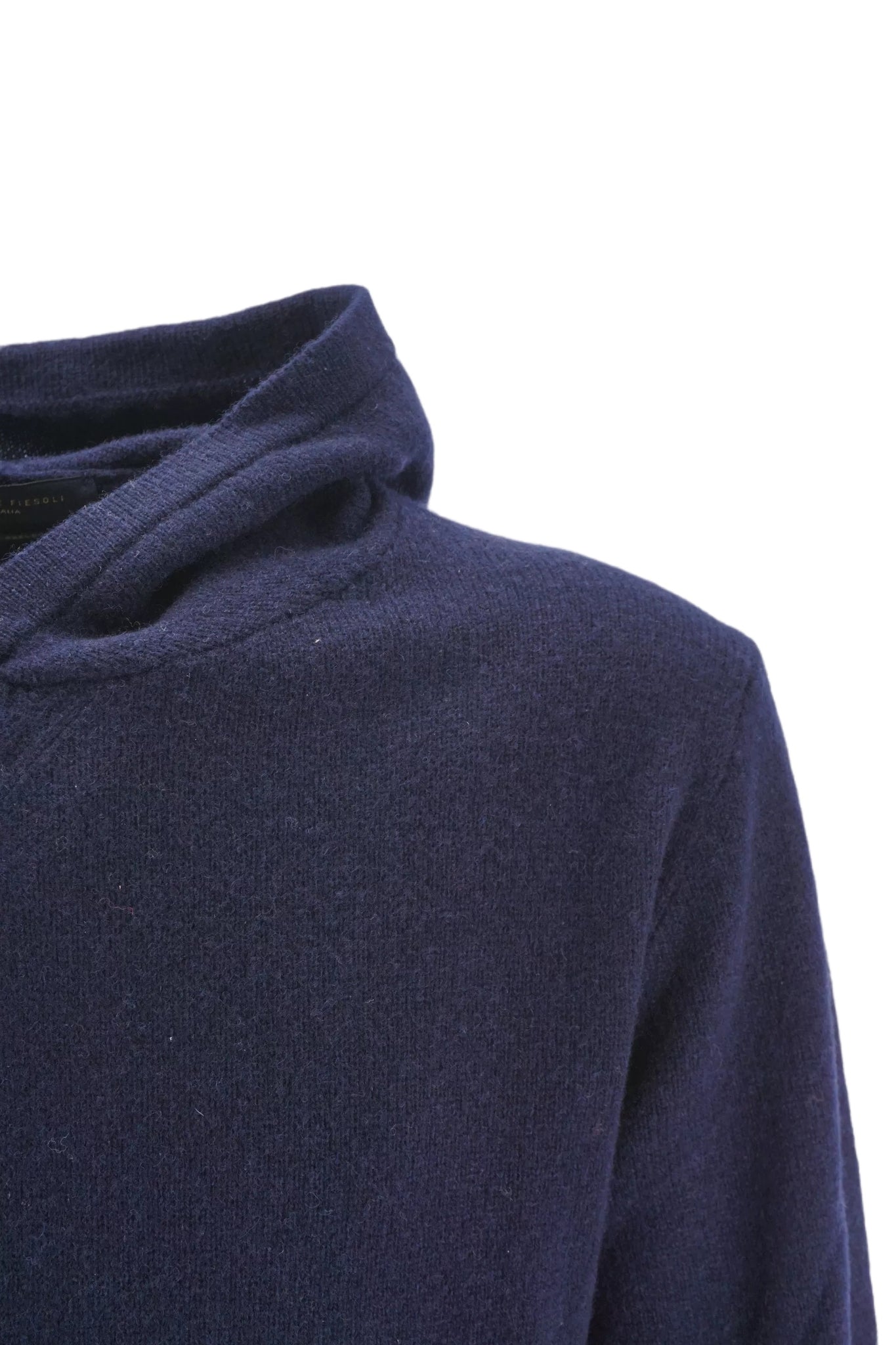 Knitted Hoodie Daniele Fiesoli Blue - Main Image