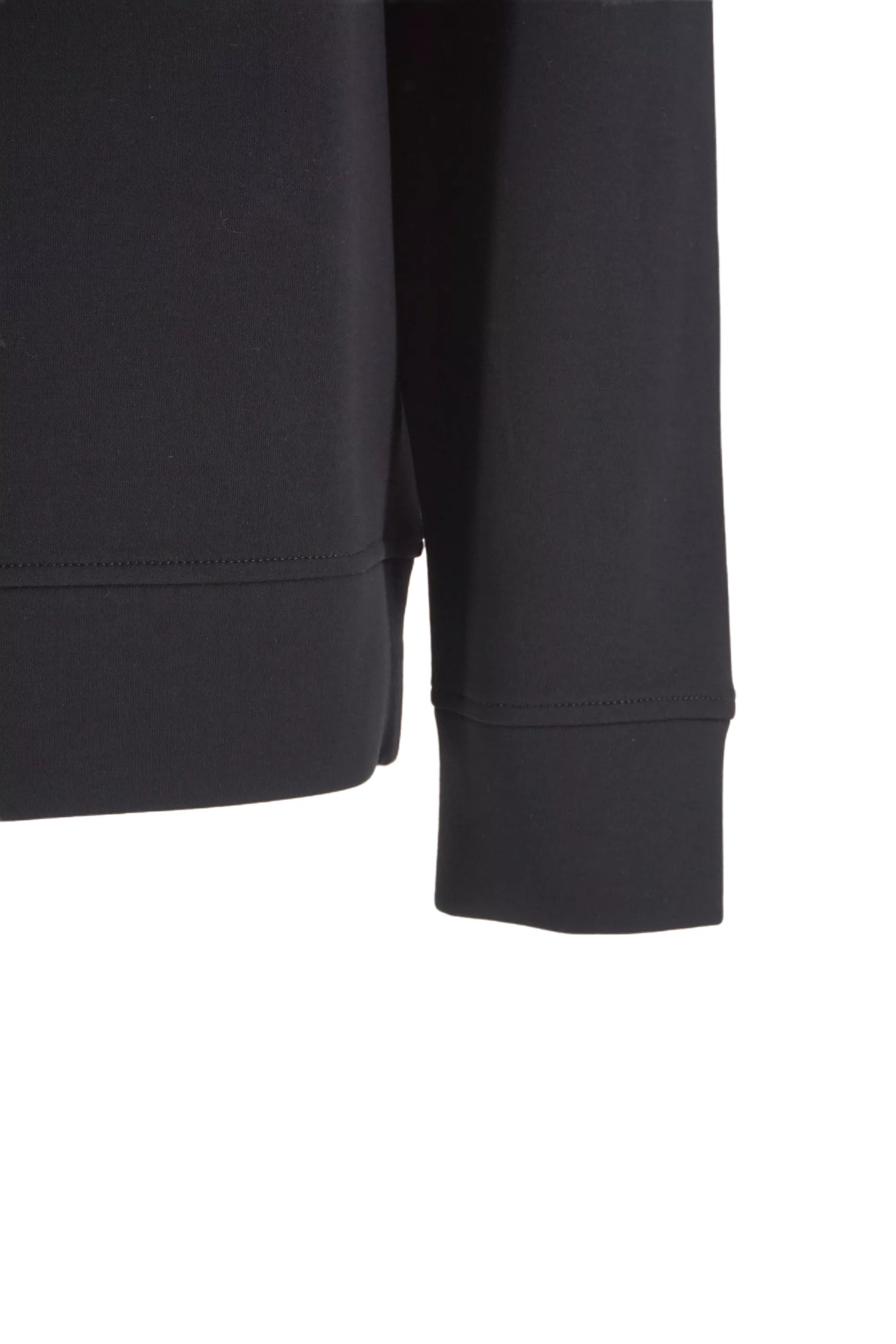 Felpa Girocollo con Logo Emporio Armani / Nero - Ideal Moda