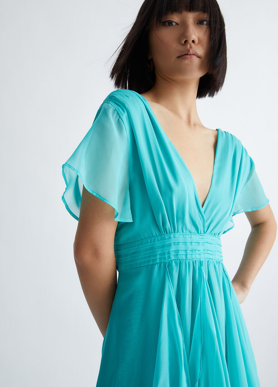 Liu Jo Chiffon Dress / Green