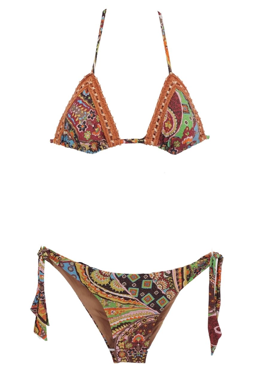 Bikini Miss Bikini a Fantasia / Arancione - Ideal Moda