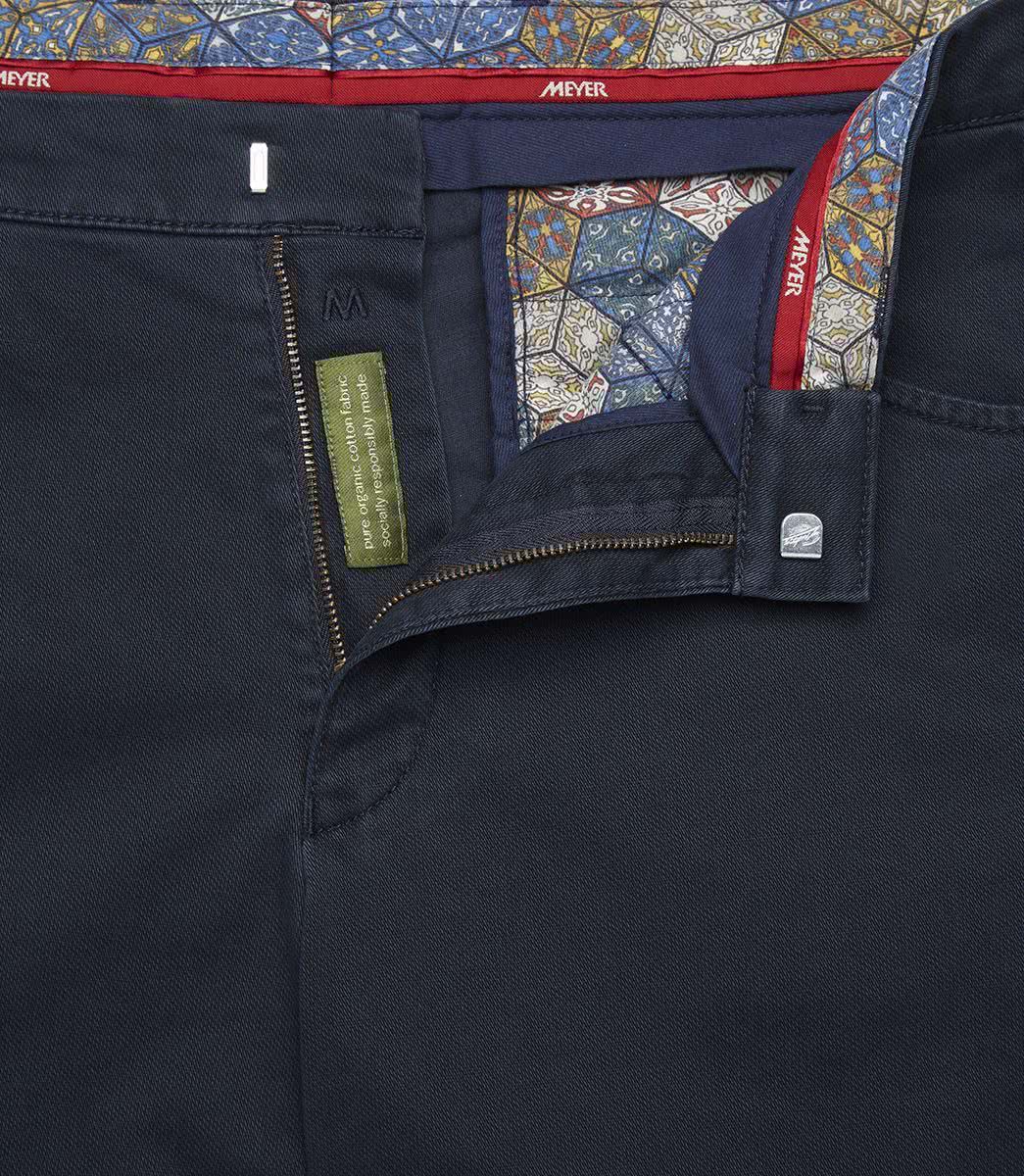 Chino In Cotone Swing Pocket / Blu - Ideal Moda